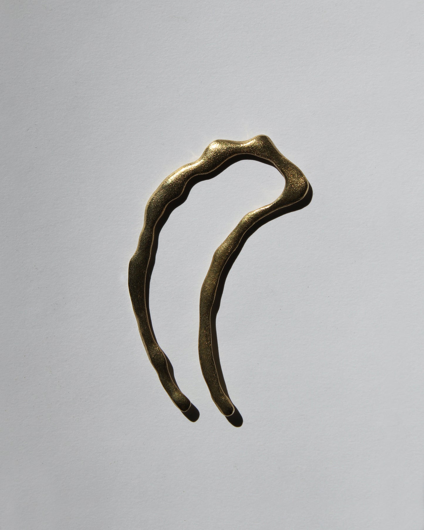 Brass hair pin, accessories
