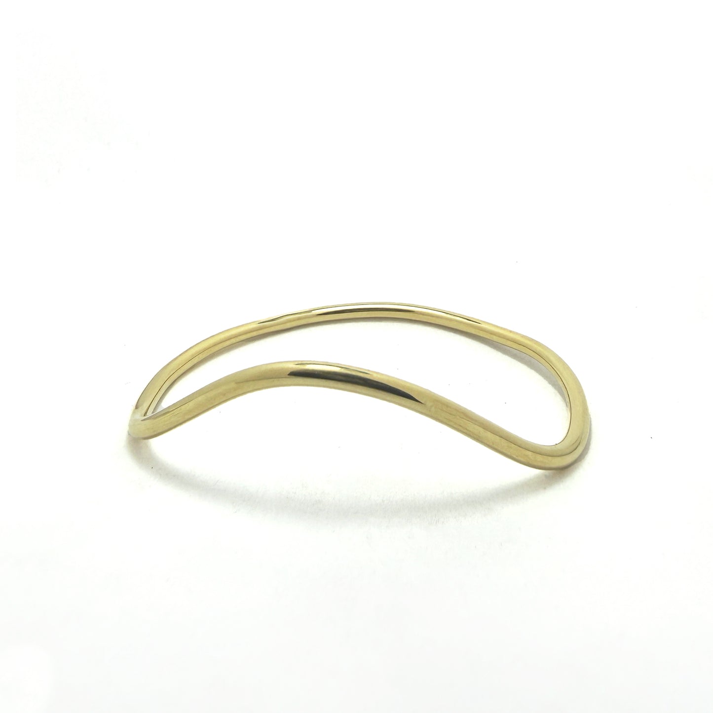 Flow bangle, gold vermeil